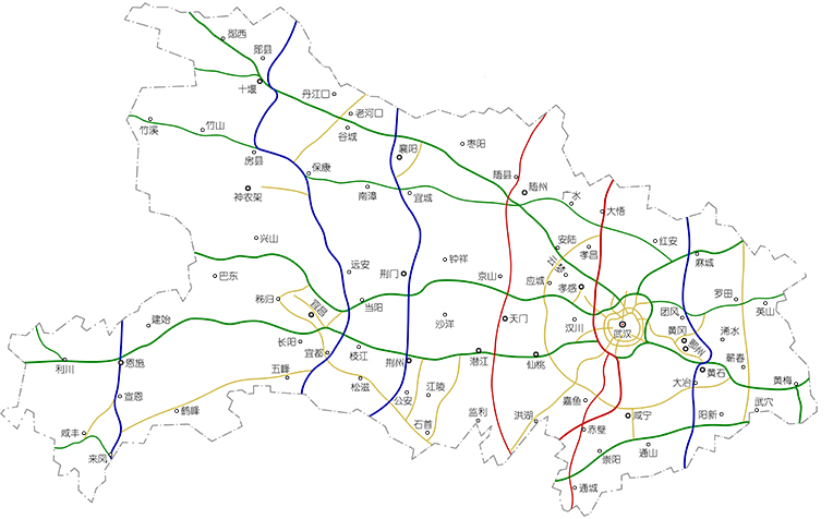湖北省高速公路网